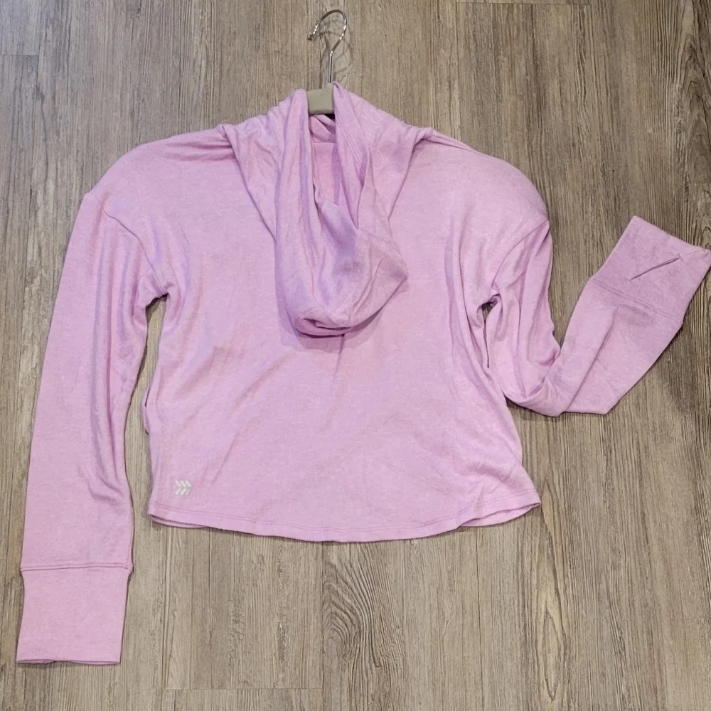 Girl's Cozy Lavender Pullover Hoodie Size M (7/8) - All In Motion